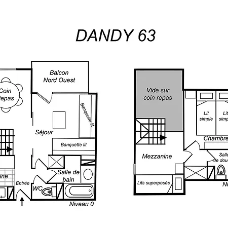 Appartement Duplex 6 Pers Avec Wifi Et Animaux Admis, *